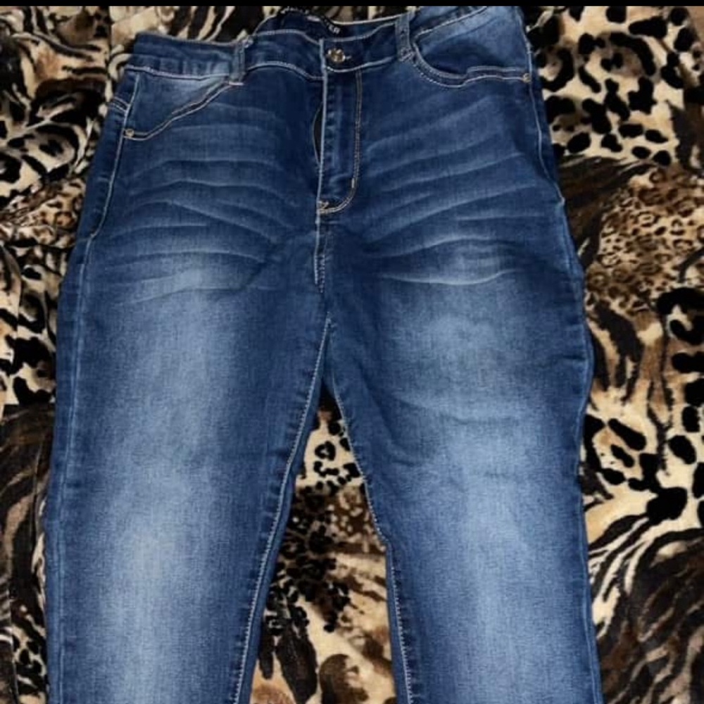 Wallflower Dark Blue Skinny Jeans